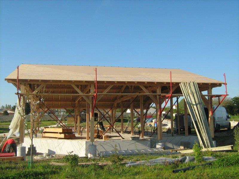 Ecohameau, une seconde maison en bois et paille (17)